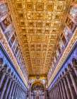 Long columns, Papal Basilica of Saint Paul, Rome, Italy.. Art Print